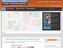 Tablet Screenshot of matematicaparaconcurso.com